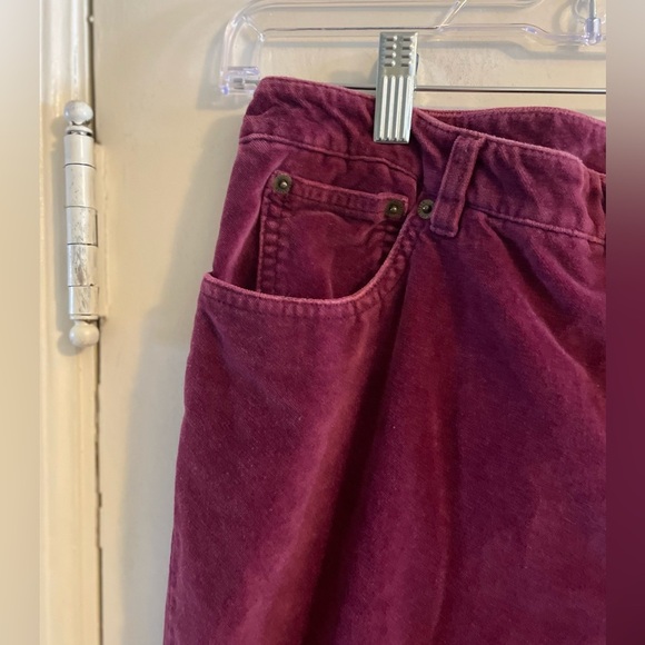 Caribbean Joe Velvet Velour Pants Pink Purple Size 10 - Picture 5 of 11